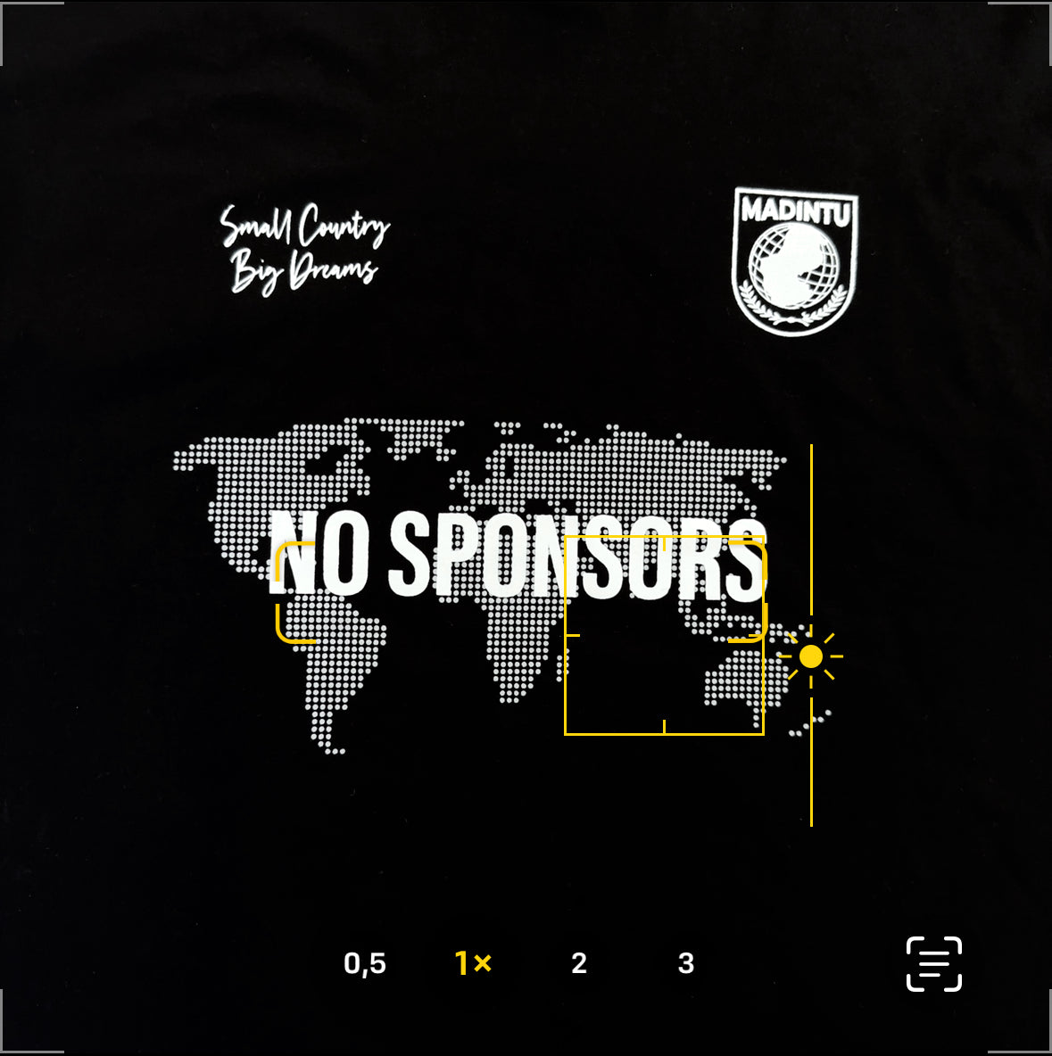 No sponsors T-shirt